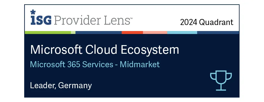 ISG Provider Lens Microsoft Cloud Ecosystem 2024 - Leader Microsoft 365 Services - Mindmarket
