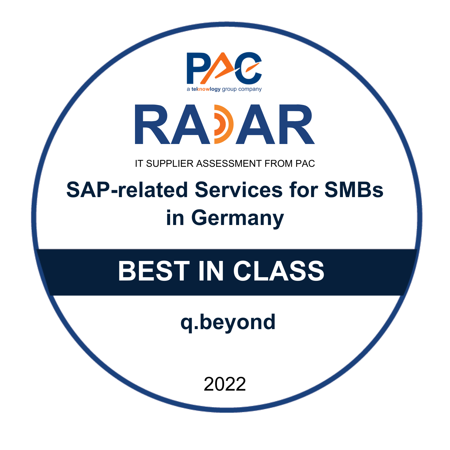 SAP-related Services for SMBs in Germany 2022 - Best in class