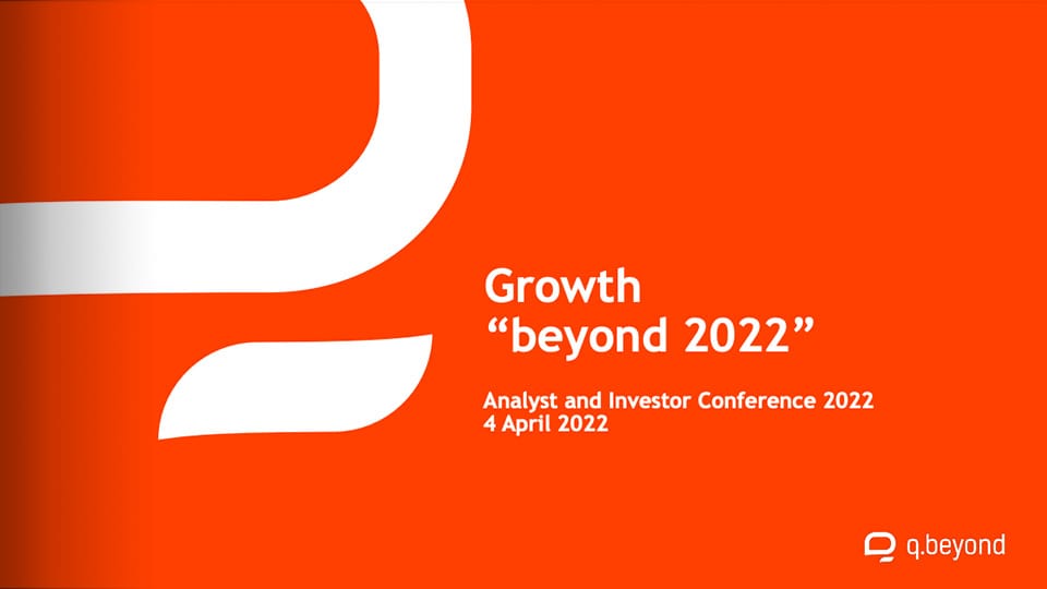 Präsentation Wachstum beyond 2022