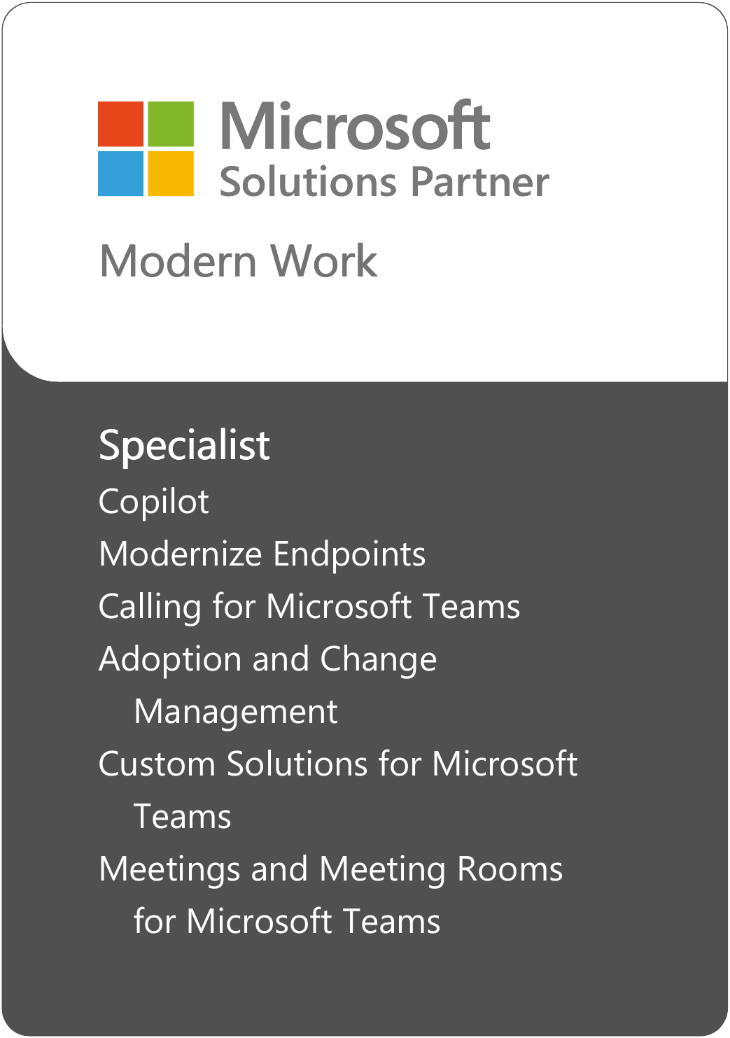 Badge MS Modern Work